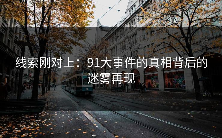 线索刚对上：91大事件的真相背后的迷雾再现